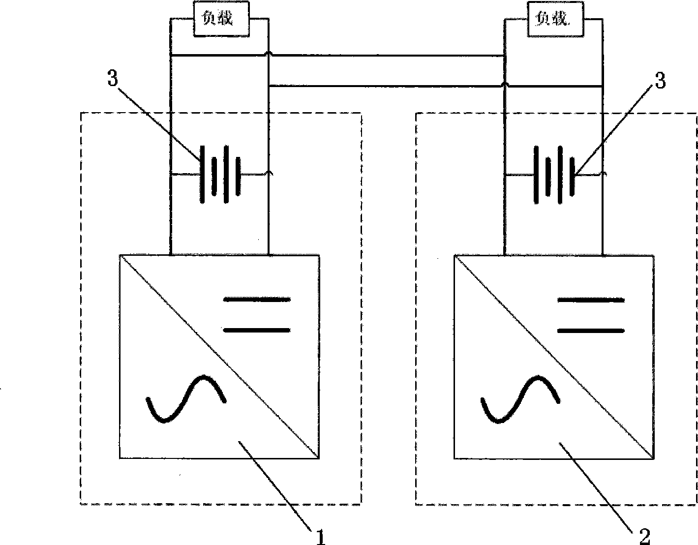 Parallel connection communication power supply system and control method thereof