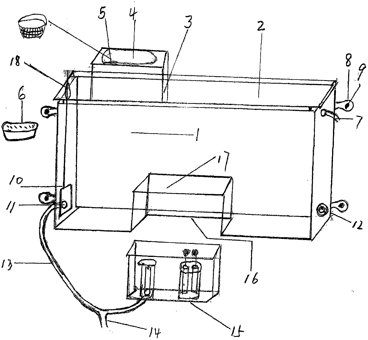 Multi-functional wastewater storage and reutilization water tank