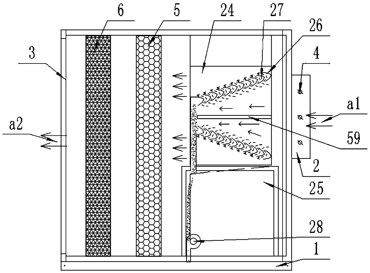 Modular double-cooling source data center cooling system combined with fresh air