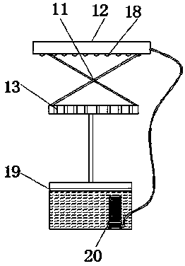 Smashing and washing device for waste plastic recycling