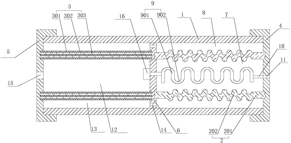 Air filter for automobile engine