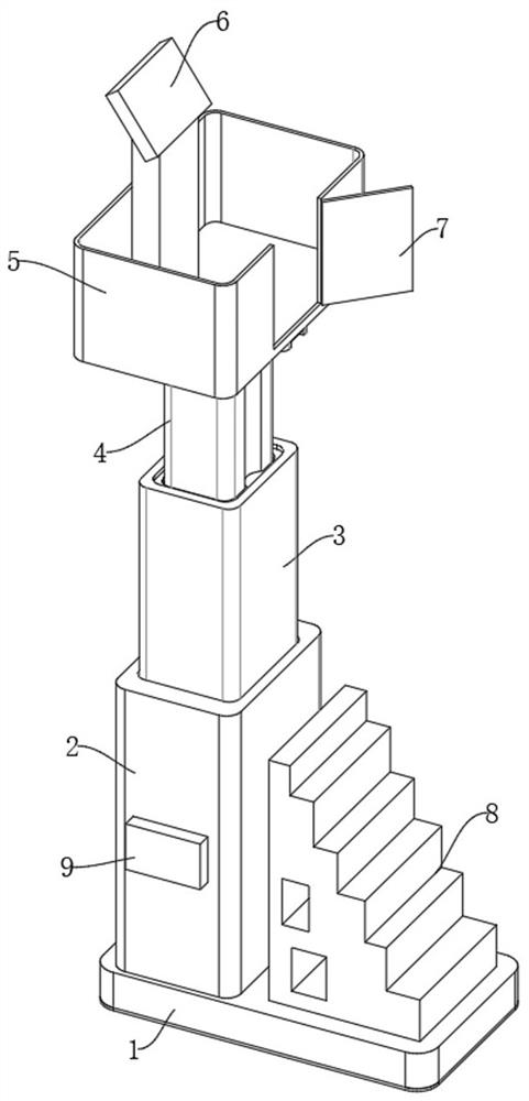 A lifting mechanism for a lift