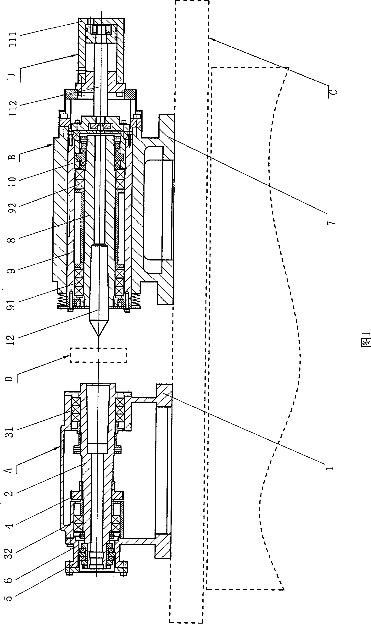 Plain grinding machine