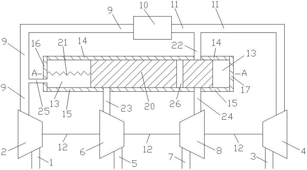 Horizontal moving mechanical regulation system