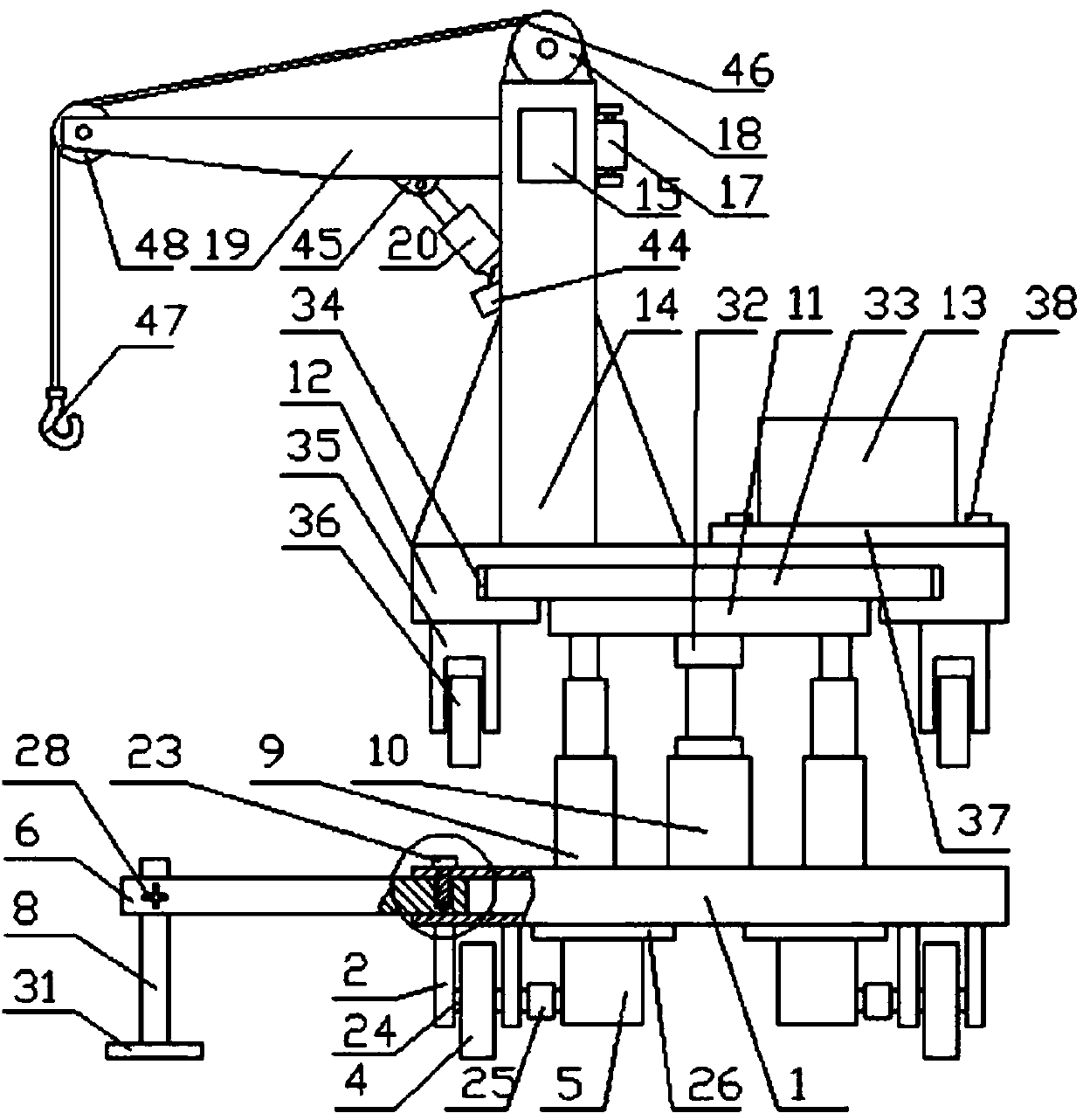 An electric hoisting device