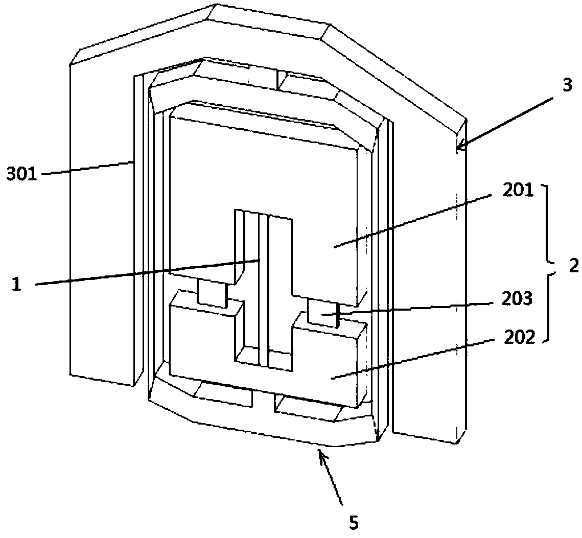 Quartz vibrating beam accelerometer with self-checking function and manufacturing method and self-checking method thereof