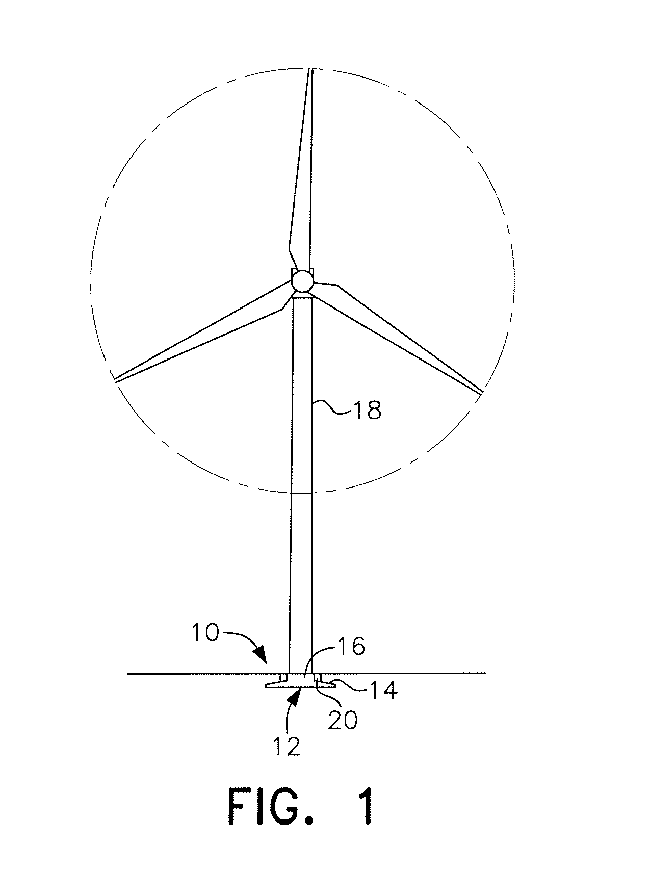 Retrofit reinforcing structure addition and method for wind turbine concrete gravity spread foundations and the like