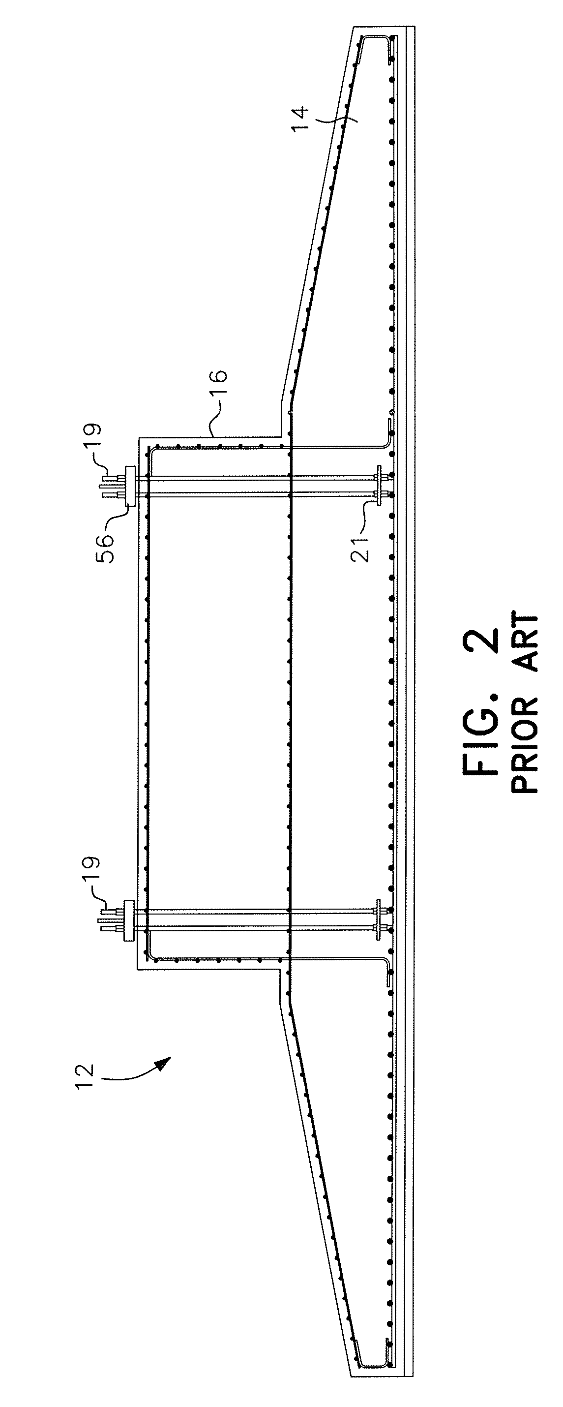 Retrofit reinforcing structure addition and method for wind turbine concrete gravity spread foundations and the like