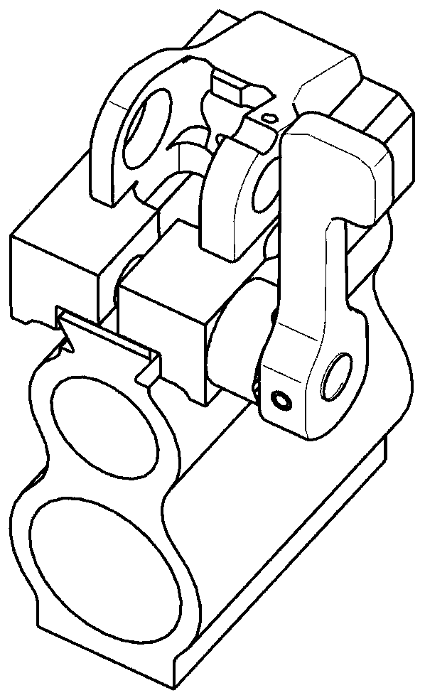 Quick limiting locking structure