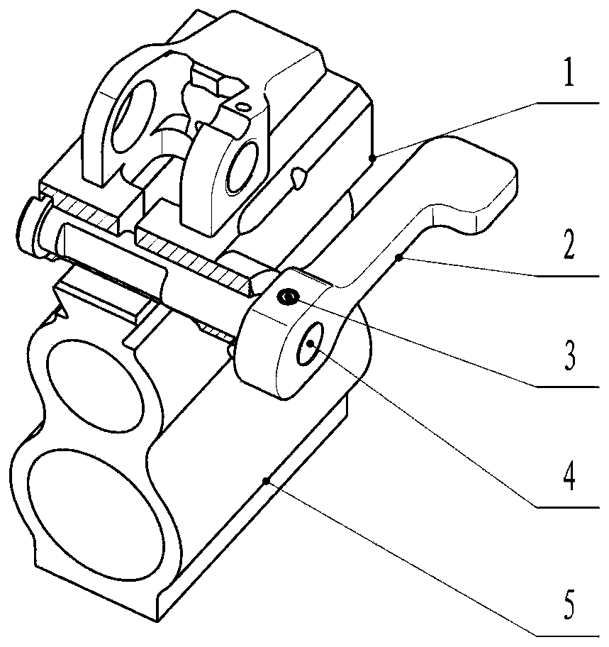 Quick limiting locking structure