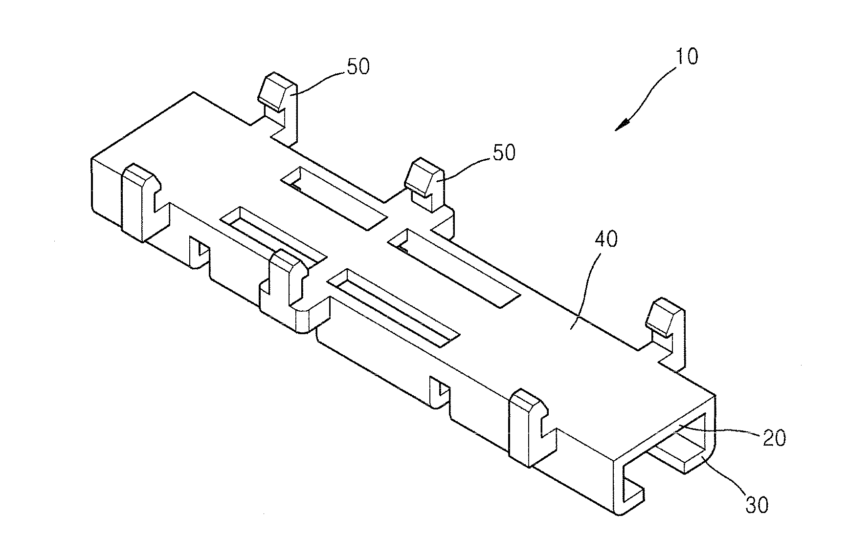 Connector Apparatus for Flat Blade-Type Wiper