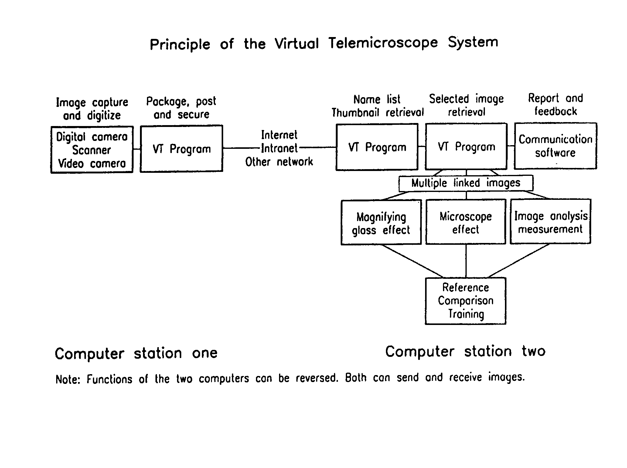 Virtual telemicroscope