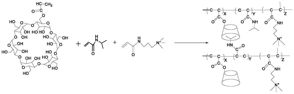 A self-healing multiple light-responsive bilayer supramolecular hydrogel, its preparation method and application