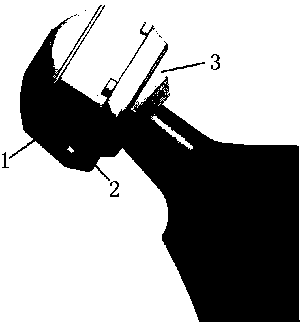 Dislocation-resistant hip joint prosthesis of 3D printing femoral head and manufacturing method thereof