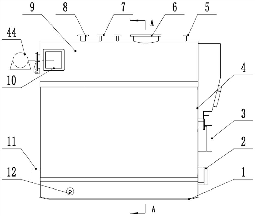 Solid fuel high-temperature oxygen-deficient combustion method and device