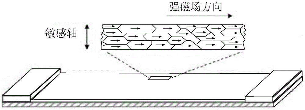 Preparation process of magnetic sensation device