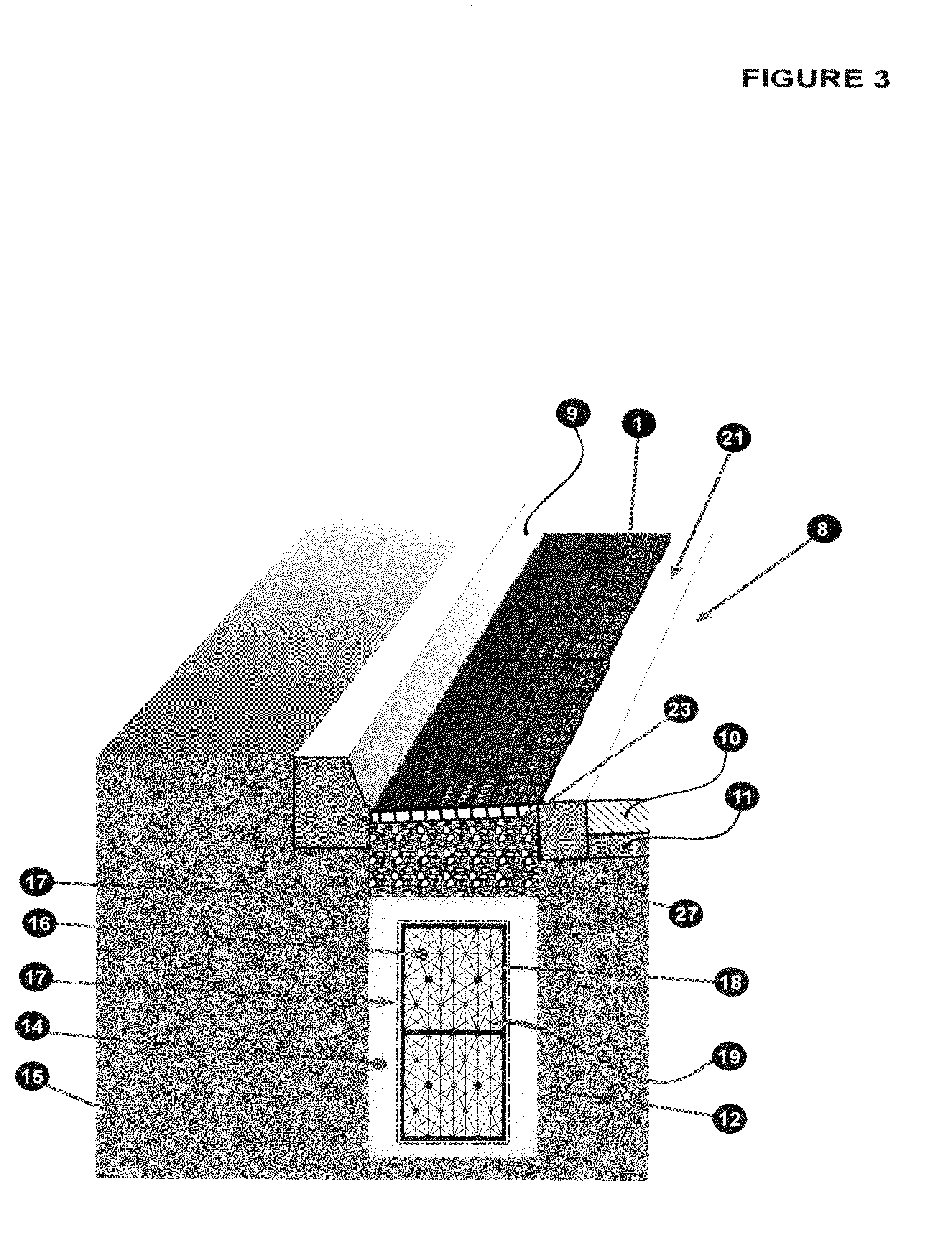 Transport Corridor infiltration system