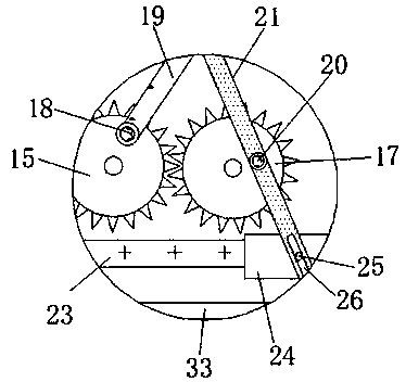 Trenching and fertilization machine for ecological vegetables