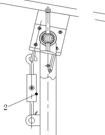 Self-adaptive marching fixing device for vehicle-mounted suspension arm