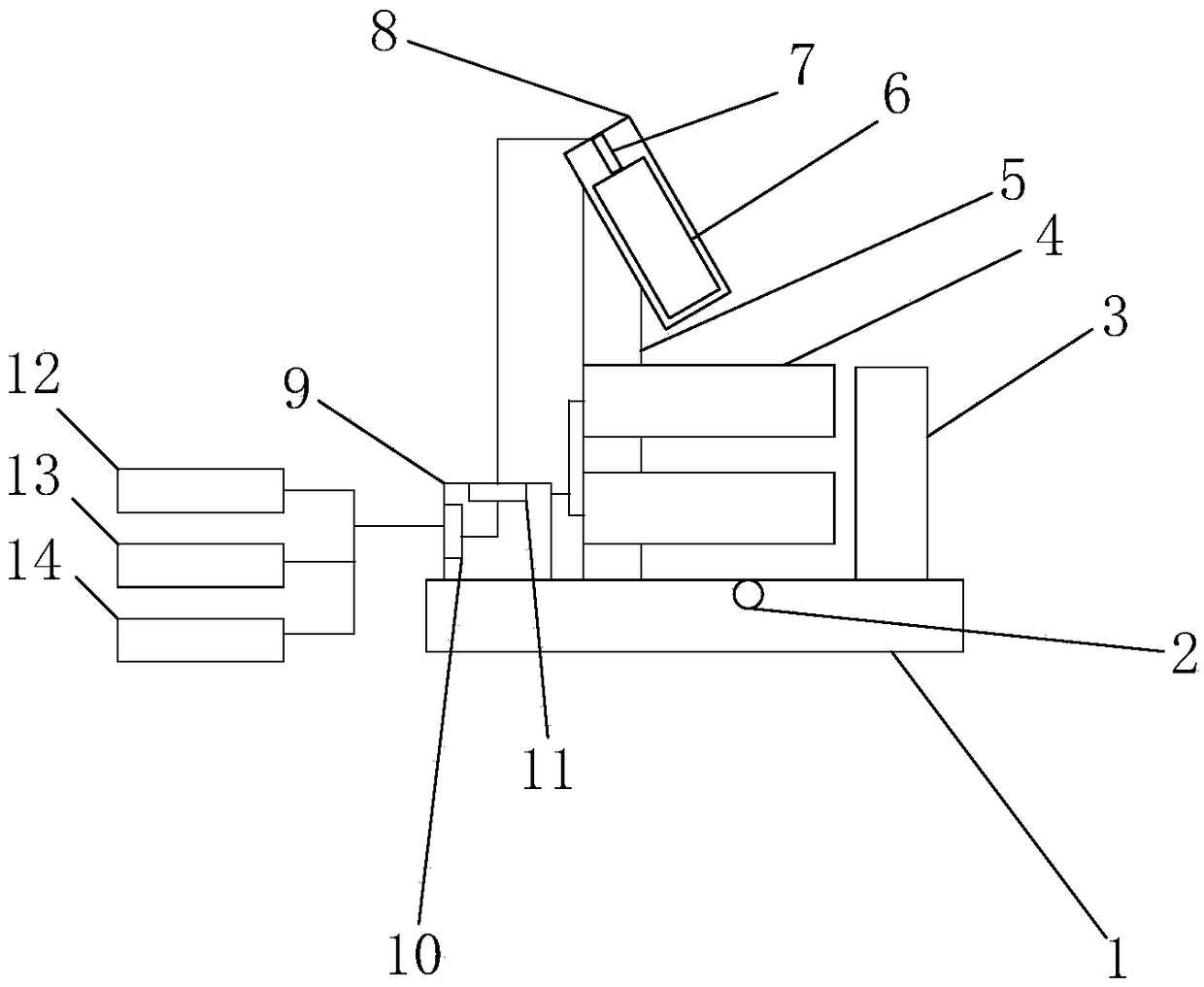 A computer measurement and display system for plant growth and a control method thereof