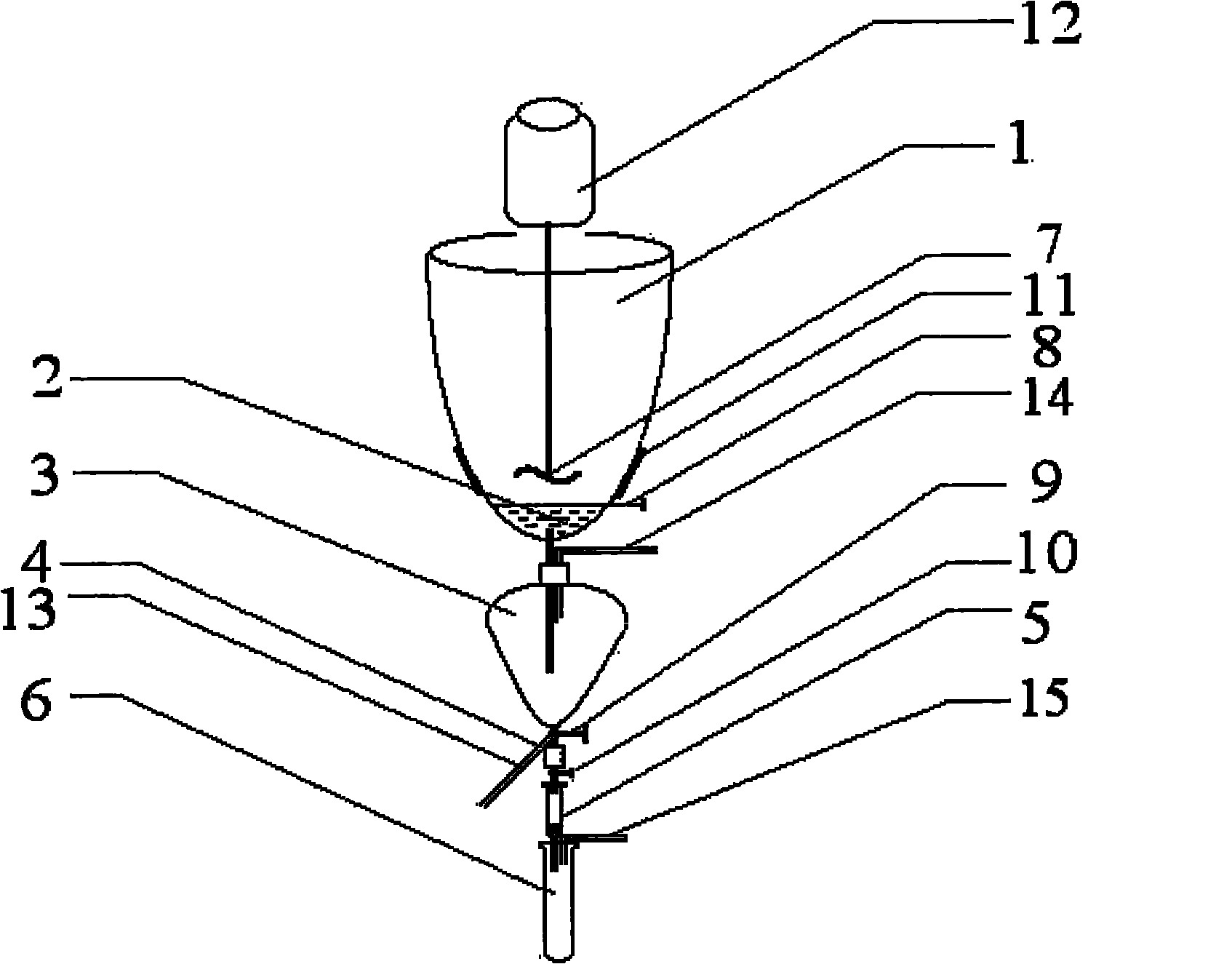 Integrated pesticide residue detection pretreatment device and pretreatment method