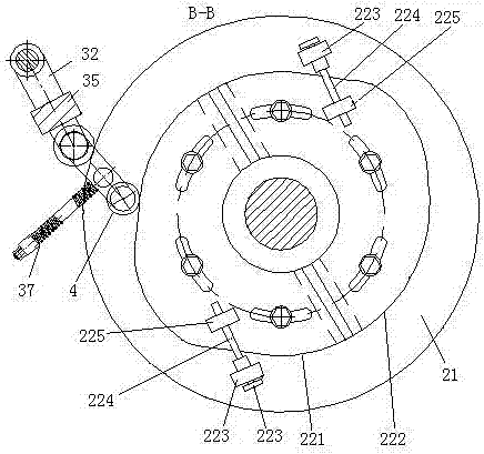 Cam-controlled follow-up pressure roller mechanism