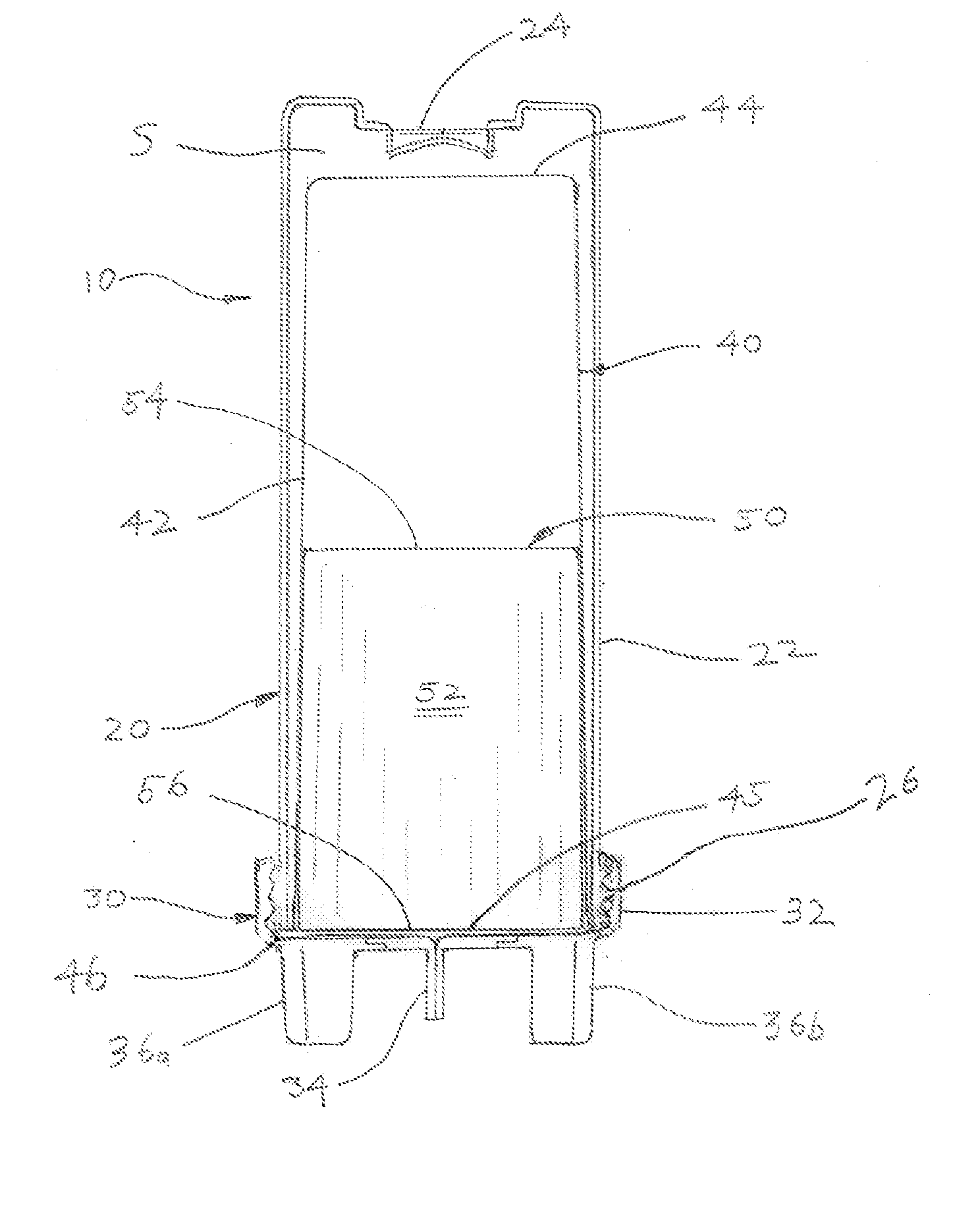 Fluid dispenser, system and filling process