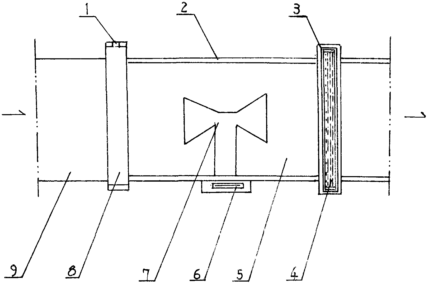 Method and device for oxidatively decomposing pollutants in exhaust gases emitted by internal combustion engine with intervention of ultraviolet light