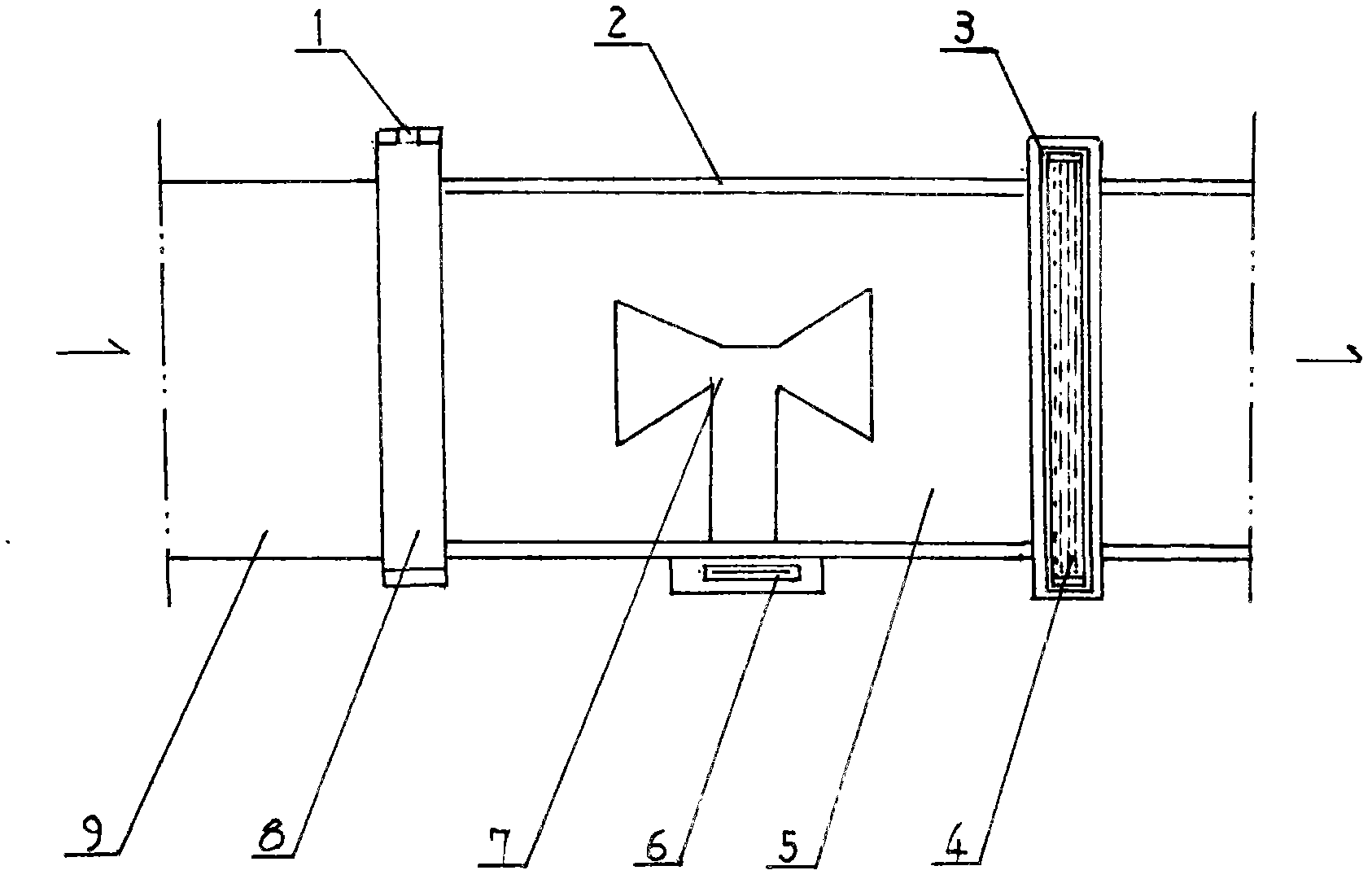 Method and device for oxidatively decomposing pollutants in exhaust gases emitted by internal combustion engine with intervention of ultraviolet light