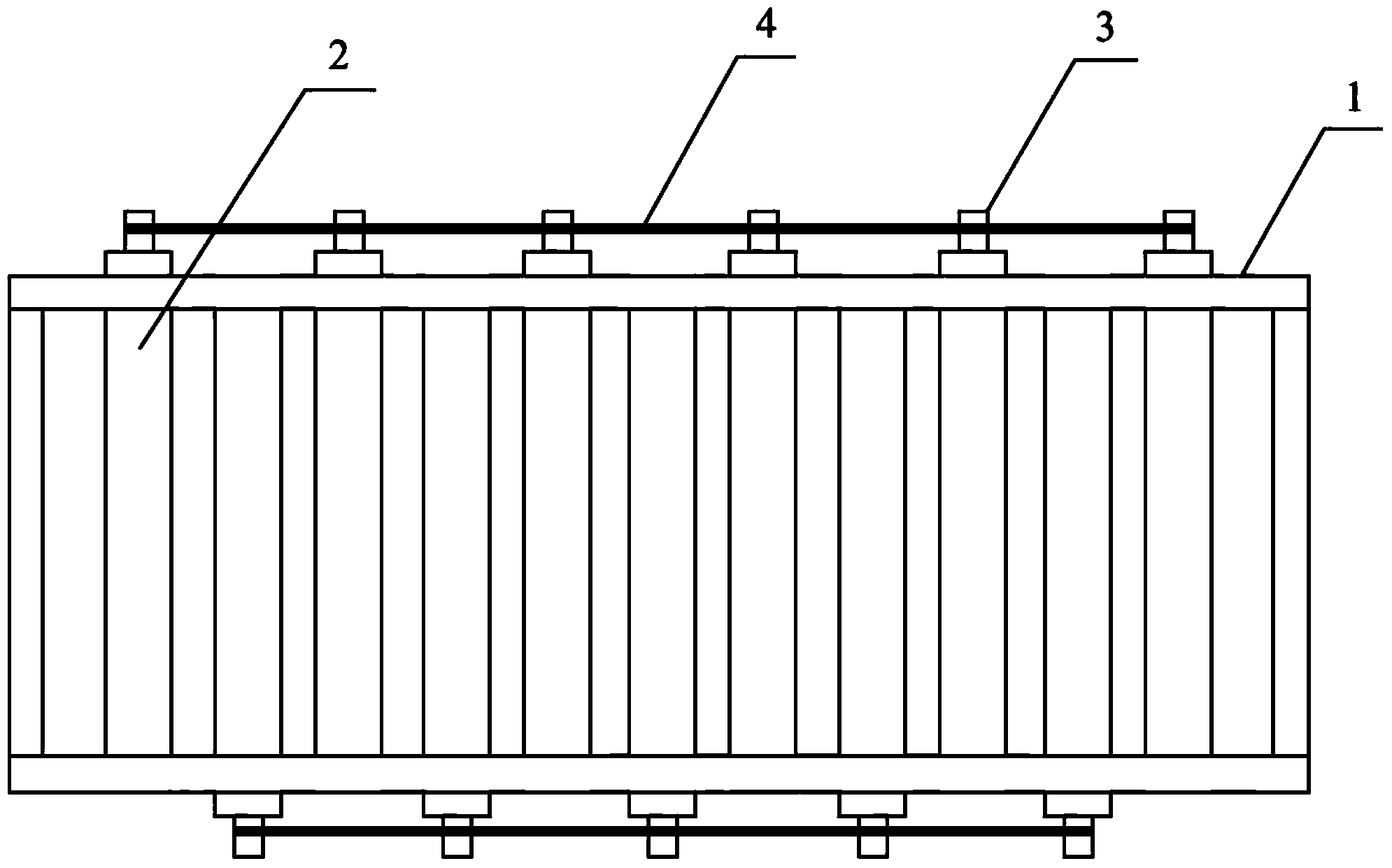 Atmospheric pressure large-area uniform space plasma generating device