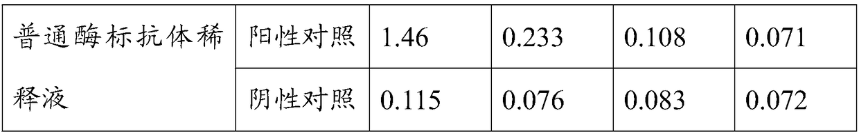 Application diluent of enzyme-labeled antibody and preparation method thereof