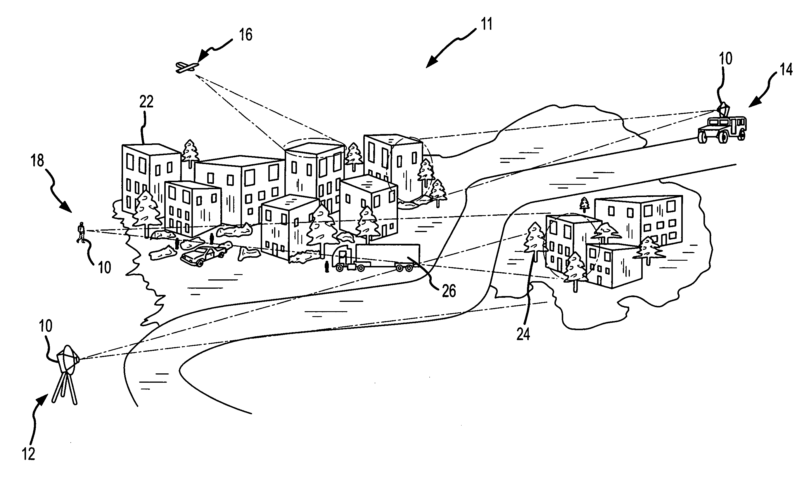 Micro movement pulsed radar system and method of phase noise compensation