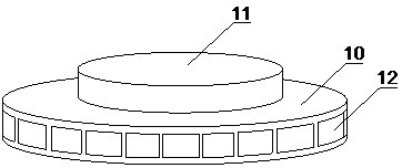 Brake disc air duct defect automatic detection device and method based on machine vision