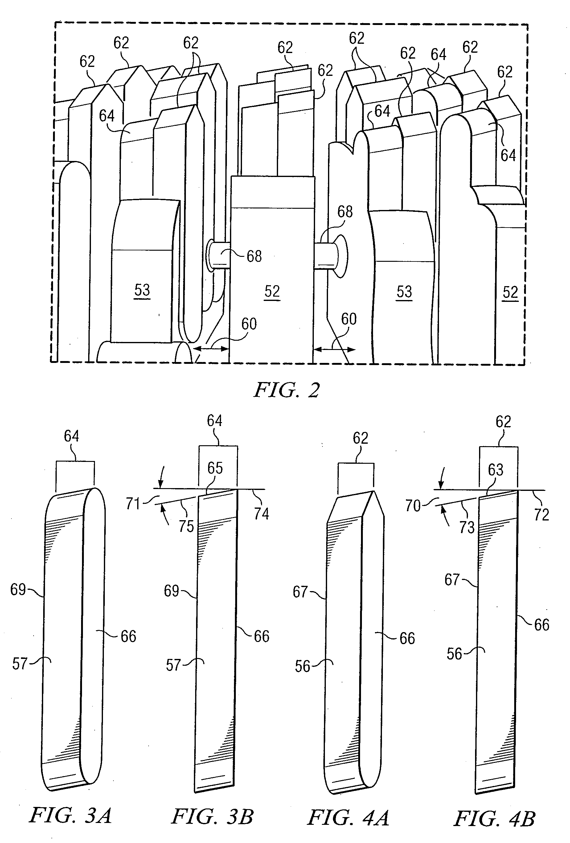 Matrix Drill Bits With Back Raked Cutting Elements