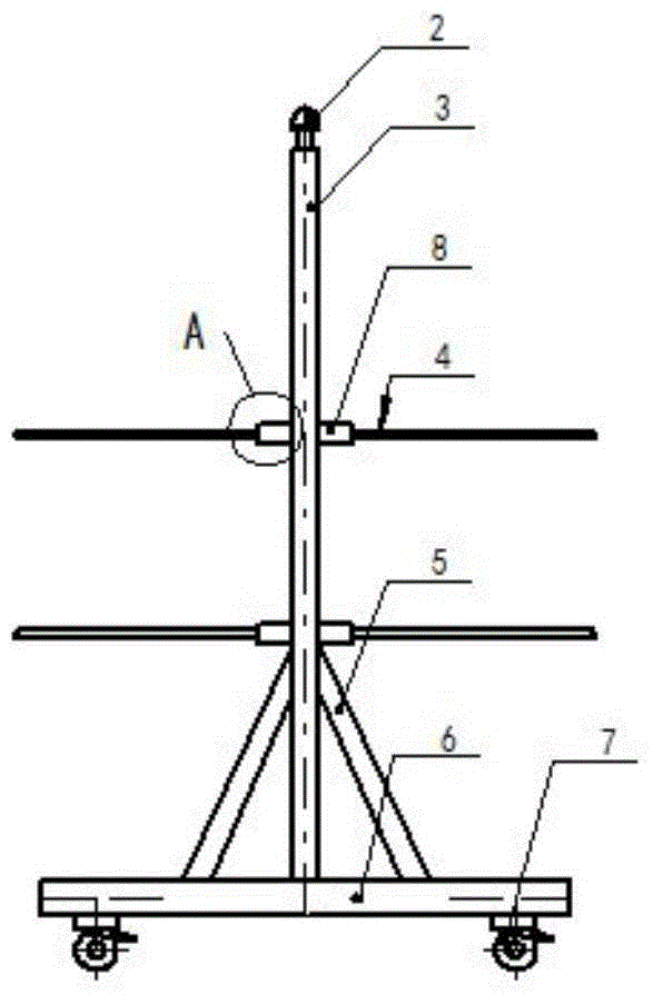 A kind of anti-mis-collision two-way insulation isolation stop car for substation