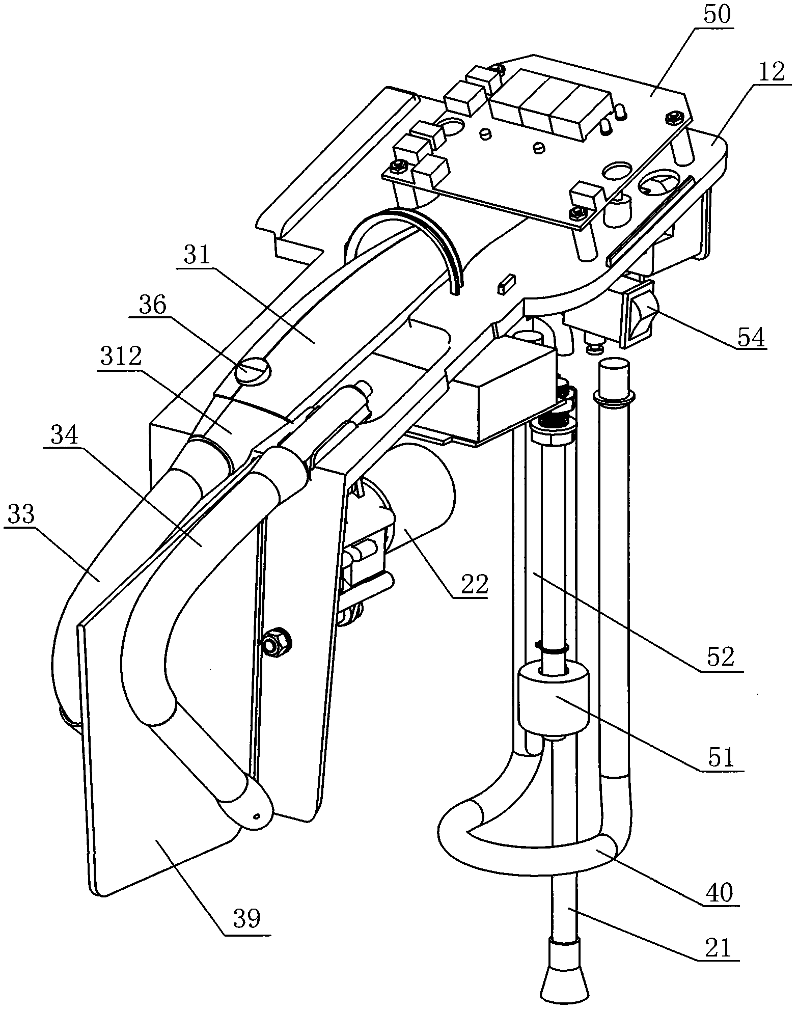 Intelligent hydrotherapeutic apparatus mounted on toilet bowl