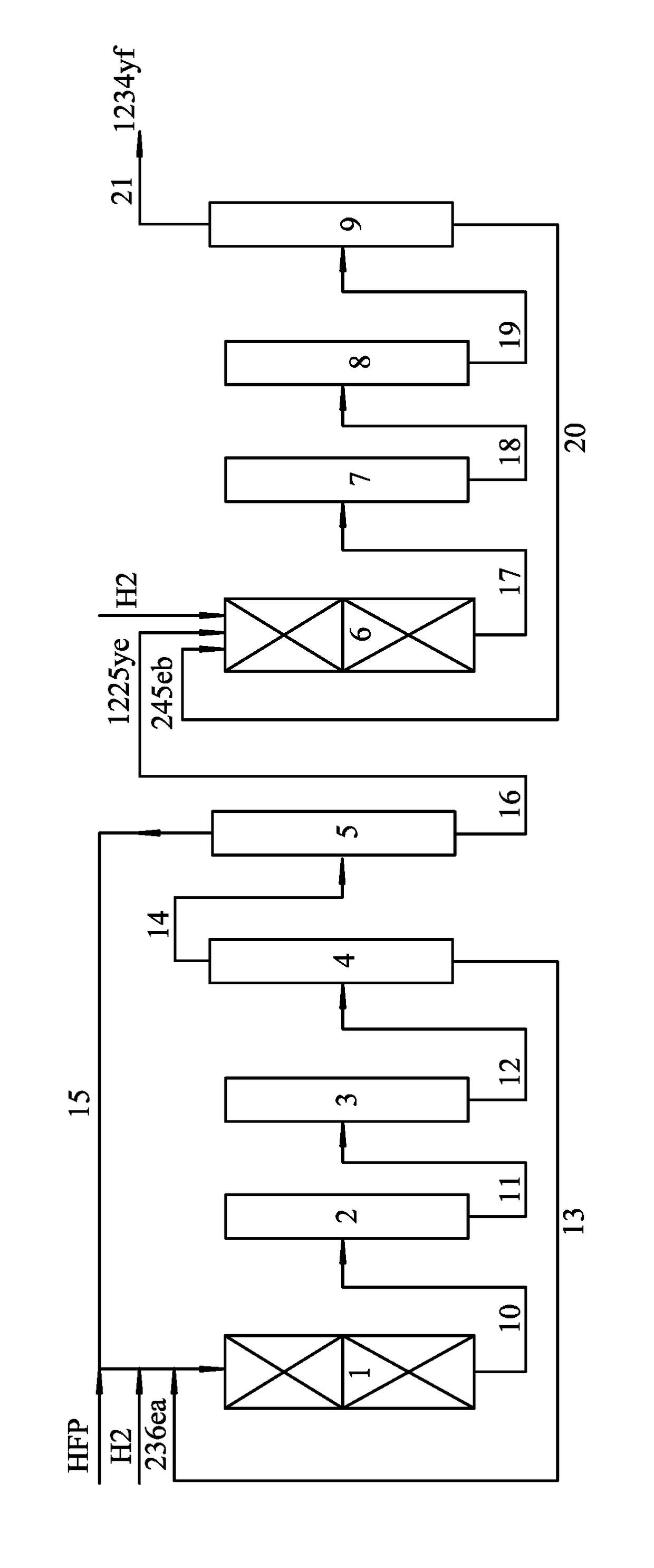 Method for preparing 2,3,3,3-tetrafluoropropene