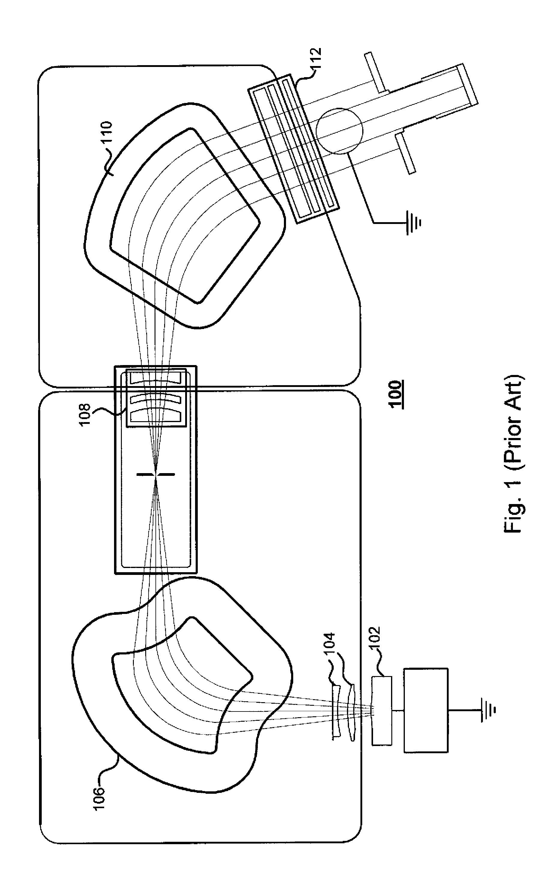 Techniques for independently controlling deflection, deceleration and focus of an ion beam