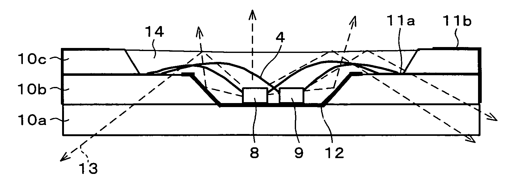 Light-emitting apparatus package, light-emitting apparatus, backlight apparatus, and display apparatus