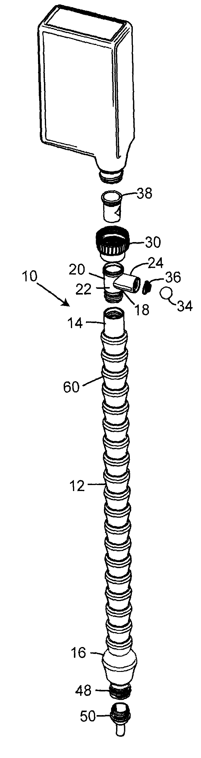 Flexible pouring spout