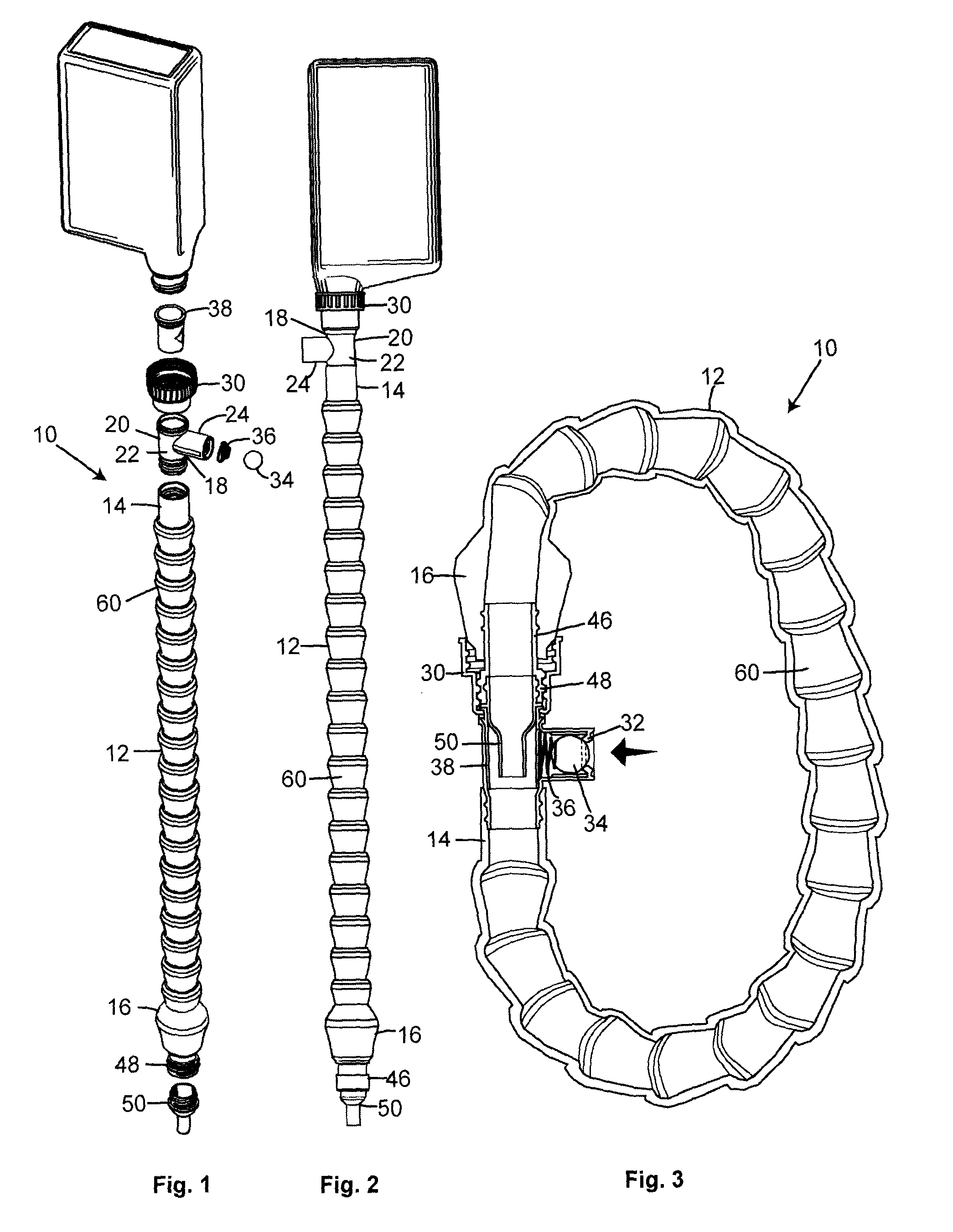 Flexible pouring spout