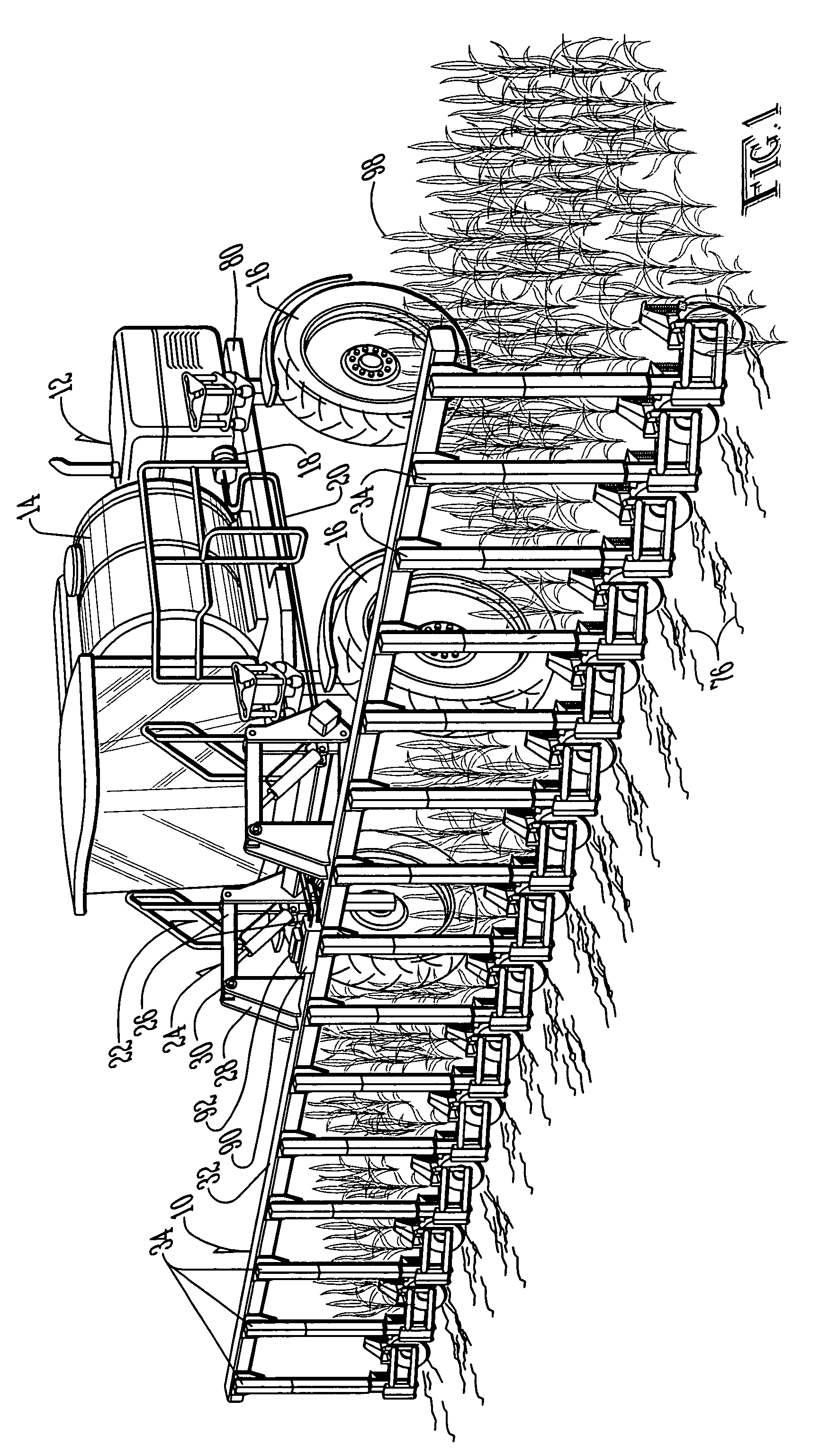 High clearance fertilizer application system