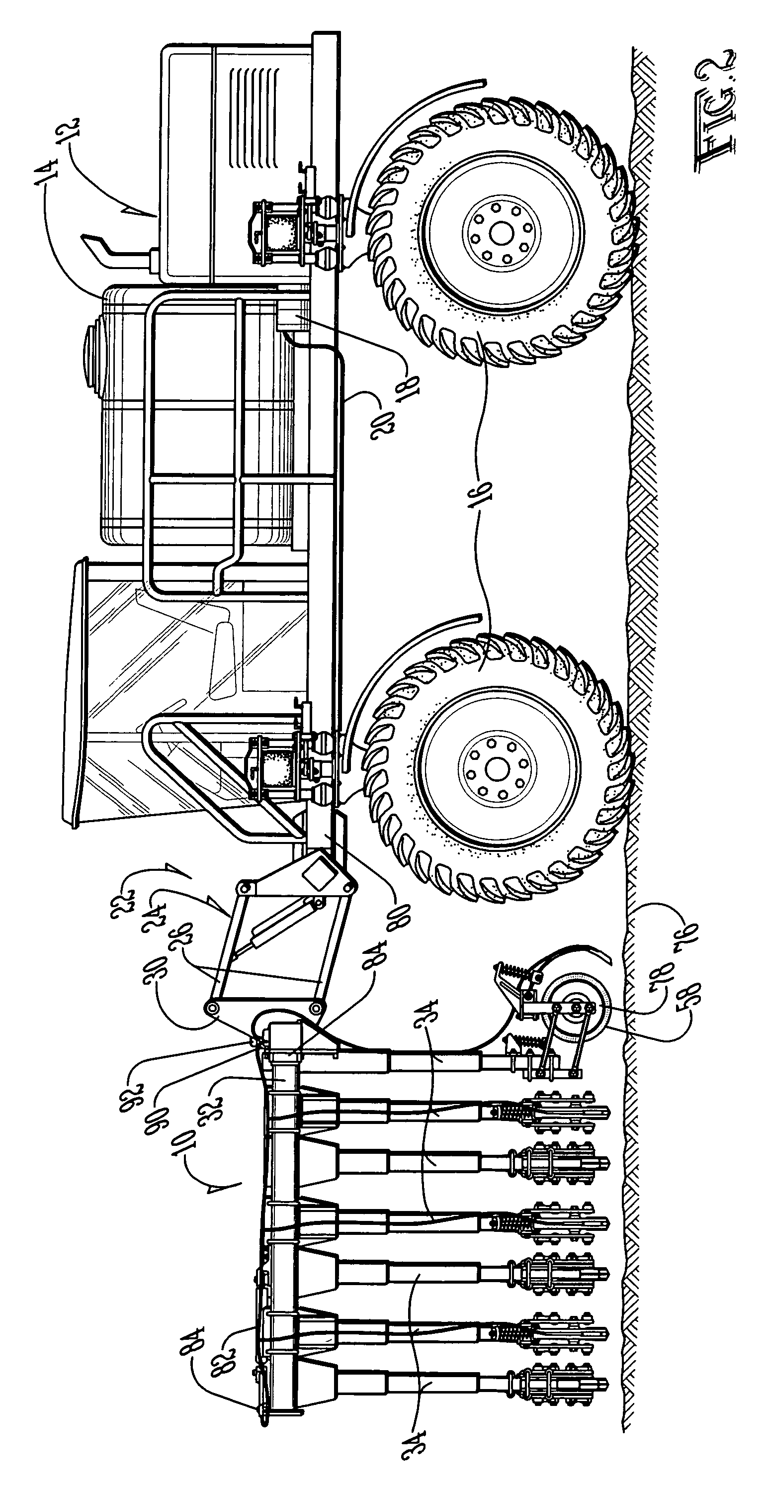 High clearance fertilizer application system