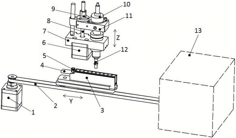 Up-attraction magnetic bead transferring mechanism and magnetic bead transferring method thereof