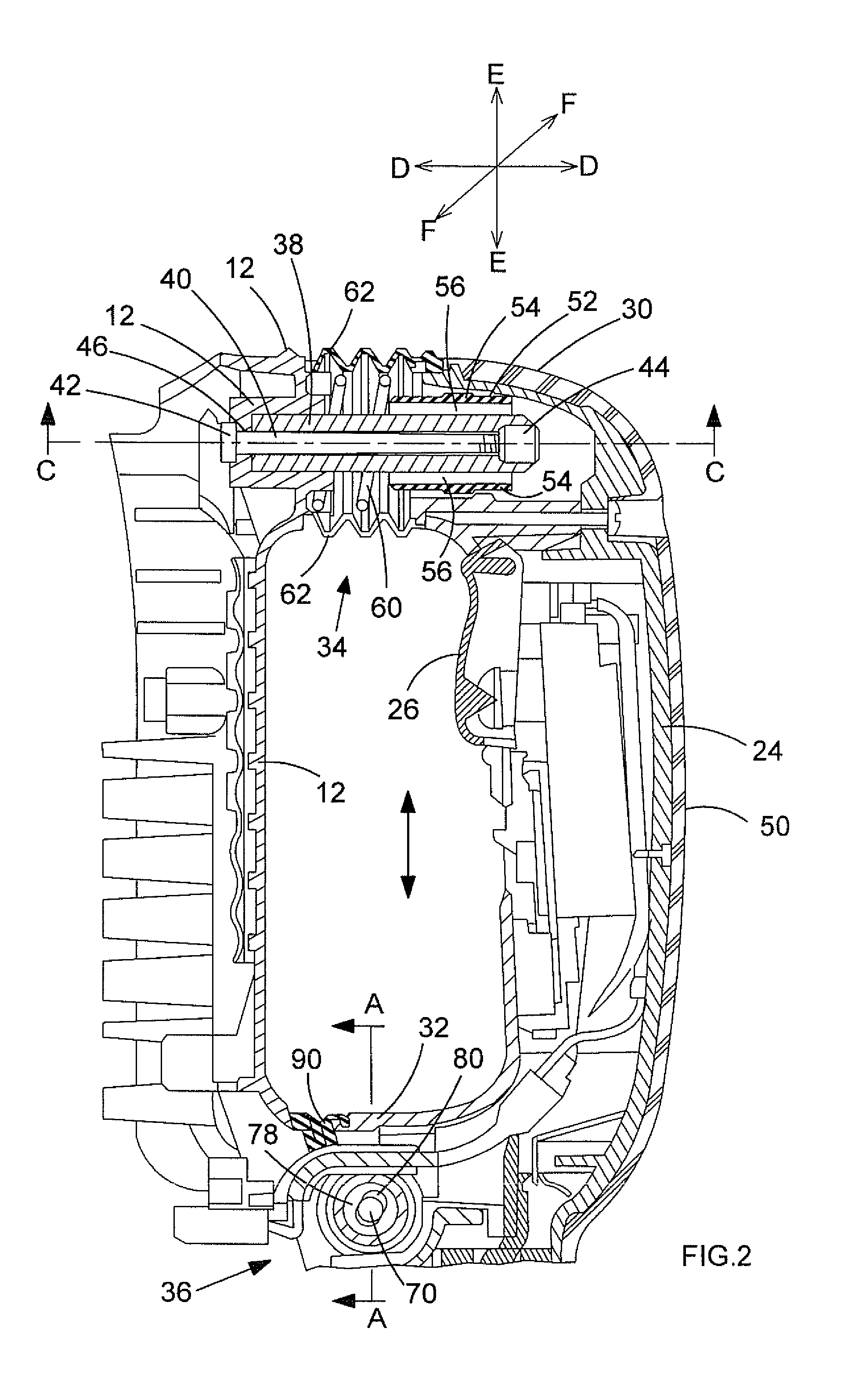 Rear handle