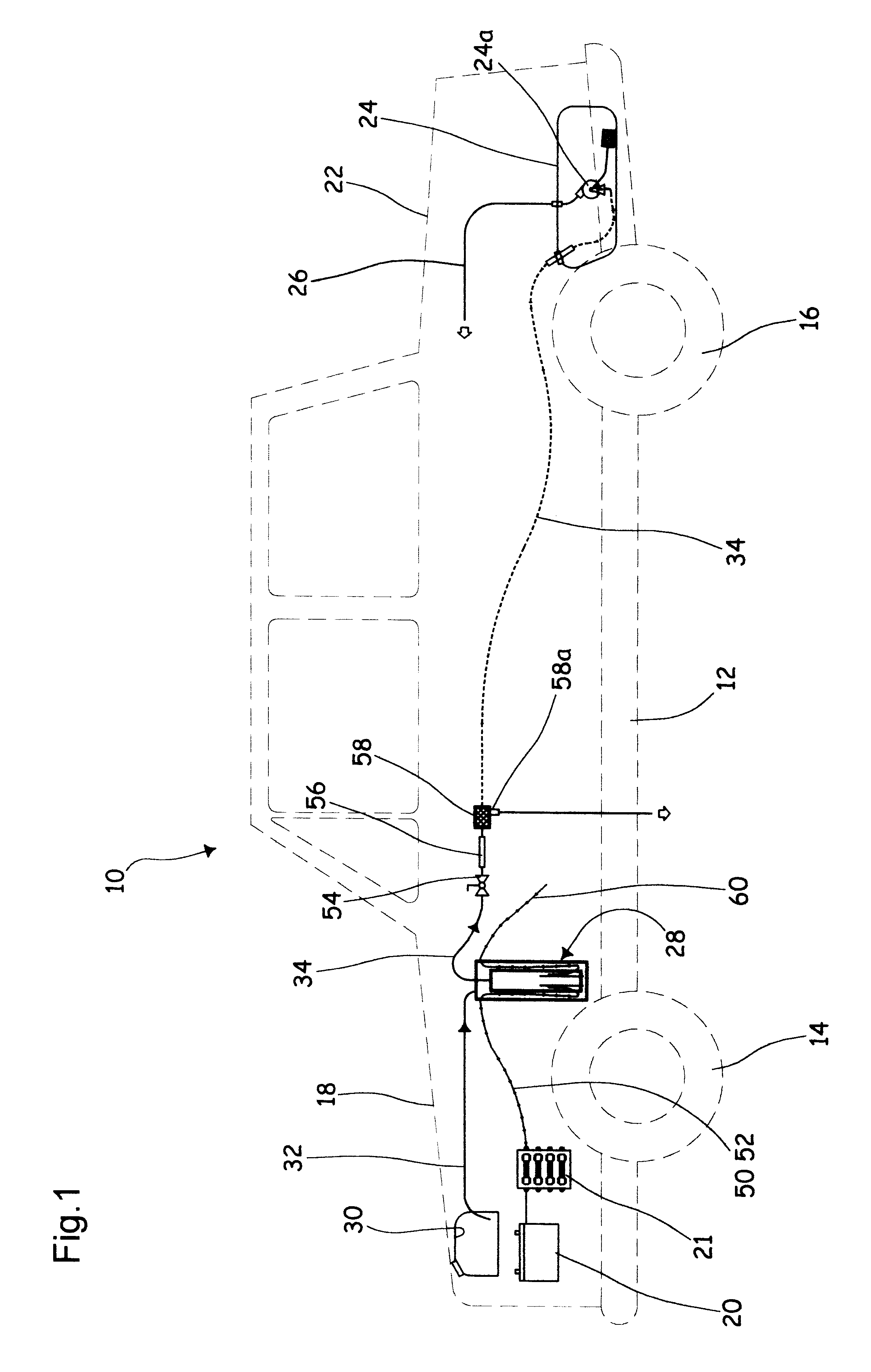 Hydrogen-oxygen/hydrocarbon fuel system for internal combustion engine