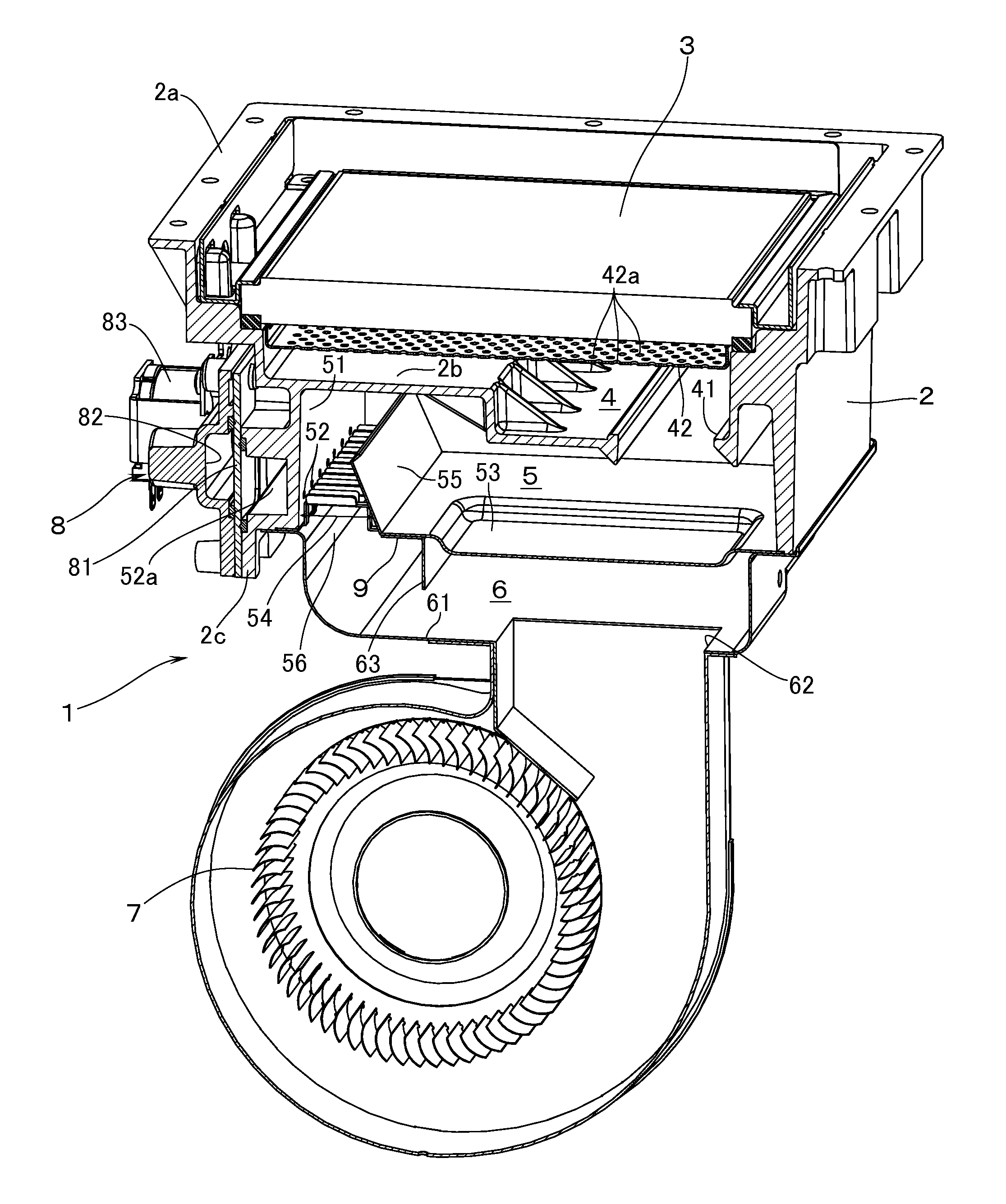 Totally aerated combustion burner