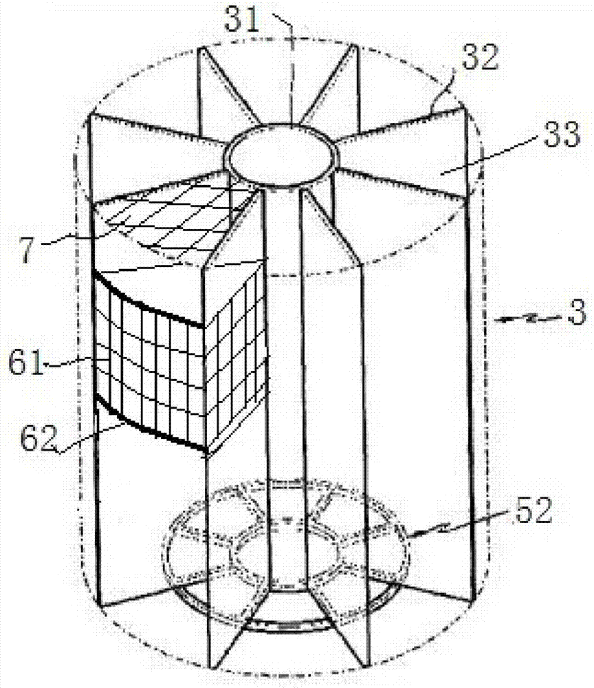 Multi-chamber heat accumulating type oxidation furnace