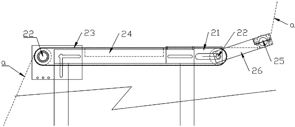 Vibration eliminating transmission mechanism and folding machine comprising mechanism