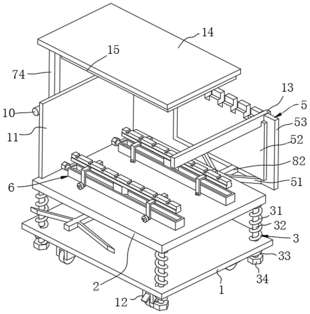 Solar panel transportation device and using method